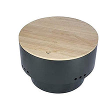 DIY BBQ Grill Round Charcoal Stove Outdoor Bacon Portable Barbecue Grills, Has Excellent Heat Dissipation, Prevents Rust