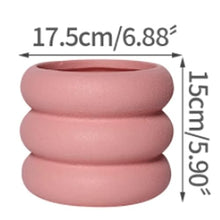BBYYDS Porcelain Succulent PlanterFlowerpots Home Accessories Ceramic Round Planter