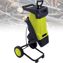Eiwitany 2400w Electric Leaf Chipper Shredder,Automatic Wood Mulcher,4500rpm for 0-40mm Branches,50l Bag Yellow
