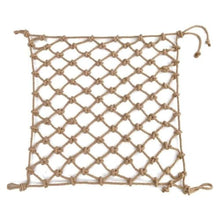 Hemp Rope Net，Heavy Duty Natural Jute Rope Safety Net Balcony Stairs Garden Protection Net Ceiling Hanging Bridge Decorative Rope Net ，Rope Thickness 10mm Mesh 10cm(Size:8x12m)