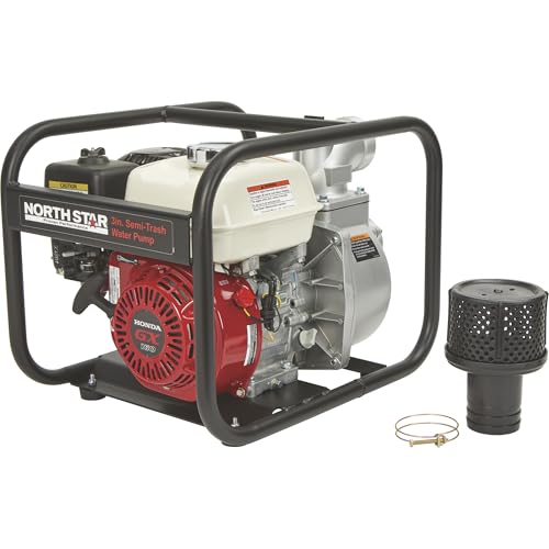 NorthStar Self-Priming Semi-Trash Water Pump, 15,850 GPH, 3in. Ports