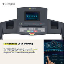 LifeSpan Fitness TR4000i Foldable Treadmill with Touchscreen Display Multi