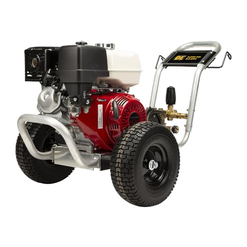 BE Power Equipment 4200 PSI 4.2 GPM Cold Water Gas PW Honda GX390 and Comet Triplex Pump on Aluminum Frame B4213HABAS