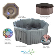 Aqualife by Strong Spas Invi Hot Tub 5-Person LED USA Cobblestone