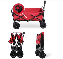 MIIKHI Trolley Cart Portable s Camping Wagon Beach Cart Folding Cart with Wheels Outdoor Shopping Carts Camping Fishing Trolley Camping Cart Garden Wagon (E)