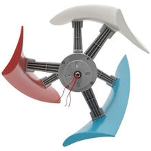 HUIZHITENGDA 1500W 12V/24V Efficient Wind Turbine Generator, Portable with Controller 3 Blade Turbine Wind Power Kit for Courtyard Outdoor Streets,12v