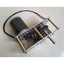 OLONETO 120W 24V Permanent Magnet DC Generator Hand Generator High Power Generator + Gearbox + Hand Generator 3550rpm DC Speed-up Gearbox Can Charge The Battery