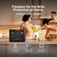 Jackery HomePower 2000 Plus v2 Power Station, 2048Wh, 2400W AC Output