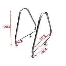 Swimming Pool handrails, Stainless Steel Pool Wall Bumpers, Swimming Pool Curve Railing Handles, Used for Indoor and Outdoor Pool handrails/As Shown / 90cm (As Shown 90cm)