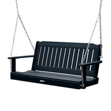 Highwood Lehigh Porch Swing, 5 Feet, Federal Blue