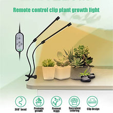 1-4 Heads Grow Lights for Indoor Plants, Full Spectrum Clip on Plant Grow Lamp with 4/8/12 Timer, 360° Adjustable Gooseneck, Five Levels