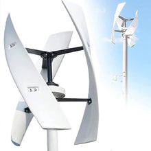 Wind Turbine Generator Kit, 5000W Magnetic Levitation Upright Wind Turbine 12V 24V 48V-220V with Waterproof Charge Controller Electricity Producer Equipment for Home RV Roof,12V