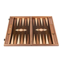 WE Games Luxury Walnut Backgammon Set 19" Handcrafted