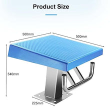 IOUYUP 1pcs Heavy Duty Stainless Steel Diving Board for Pools – Diving Platform for Competitive Swimming and Safe Aquatic Training