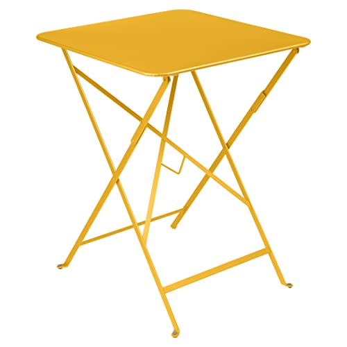 Fermob Bistro Table 22 in. x 22 in. - Honey Textured
