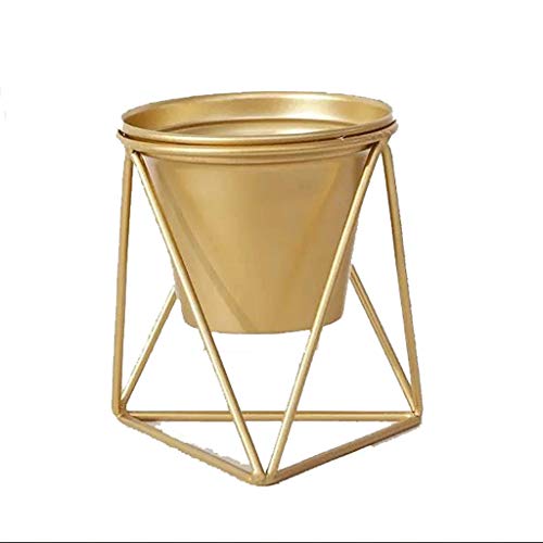 MIIKHI Plant standPlant Stand, Large Metal Potted Plant Stand Display Shelf, Outdoor Plant Stand, Sturdy Plant Shelf, Flower Pot Rack, Gold
