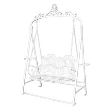 KYTGFH 2-4 Person Outdoor Porch Swing Garden Swing Outdoor Lounge Chair,Outdoor Iron Balcony Hanging Chair,Household Leisure Hammock Patio Swing for Yard,Lawn,Garden,Pool,Indoor