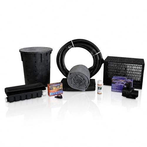 Simply Waterfalls 4000 GPH Pond Free Kit MatrixBlox 10 x 20 Ft EPDM Liner