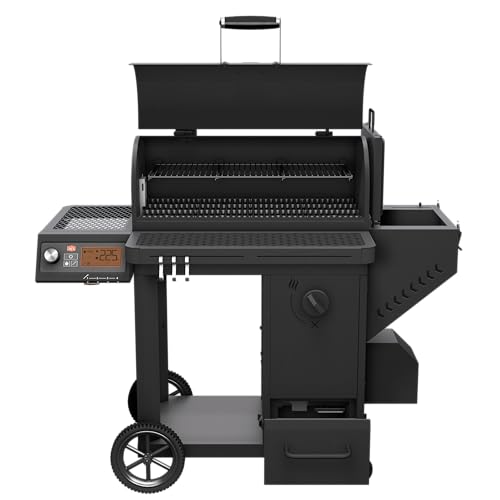 Oklahoma Joe's Tahoma Auto-Feed Charcoal 900 Smoker and Grill Black
