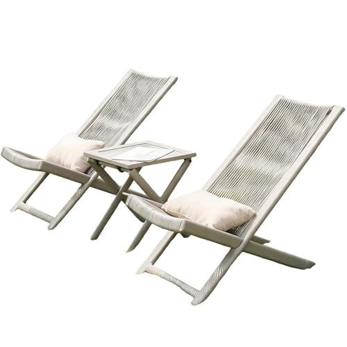 Apk i bc Stackable Patio Chair, Durable Garden Chair, Designed for Outdoor Use with Excellent Support, Suitable for Indoor and Outdoor Relaxation.(Light,80 * 49 * 74 cm)