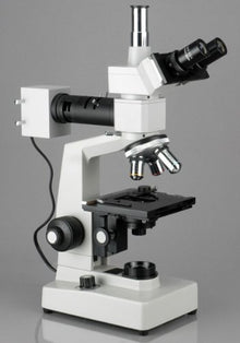 AmScope Digital Trinocular Metallurgical Microscope 40X-1600X with 8MP Camera