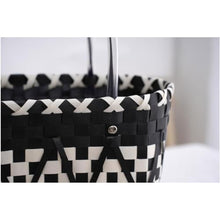 WERTGHJ Handmade Rattan Picnic Basket Fruit Storage(D)