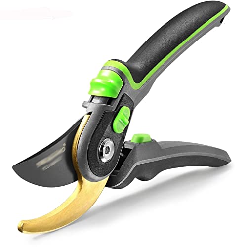 MVNOIRE Plant Trim Horticulture Pruner Cut Secateur Shrub Garden Scissor Tool Branch Shear Orchard Pruning Shears