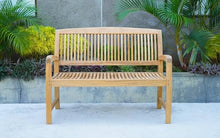 5' Solid Teak Outdoor Bench - from The Aqua Linear Collection 700
