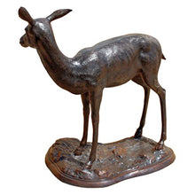 Design Toscano Standing Mother Doe Deer Bronze Cast Garden Statue
