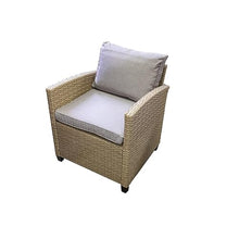 6 Pcs Dining Set- 7 Seats.Outdoor Garden Patio Backyard Furniture Set (D As Shown)