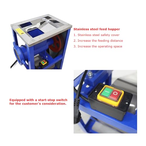 BREVELTION 220V Electric Meat Grinder 3KW 400-500KG/H Blue