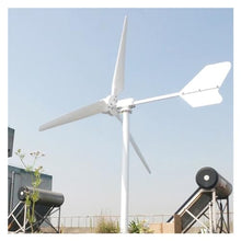 VGVGV Wind Turbine Generator Kit, 10KW 48V 96V High Efficiency Horizontal Wind Power Turbine Electric Alternative Generator for Farm Home 3 Blades 10000W Windmill(48V)