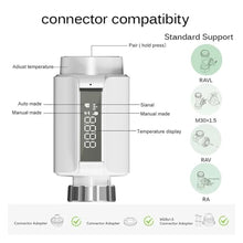 Indoor Thermometer, Smart WiFi Radiator Actuator Programmable Thermostatic Valve App Remote Temperature Controller,for Room(4pc)