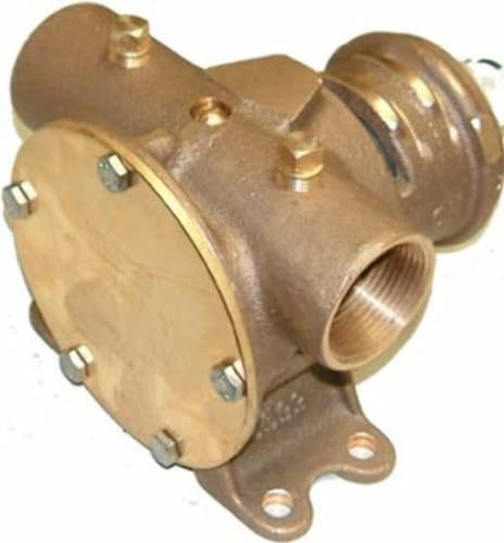 Jabsco 6400-1051 Marine Pulley Driven Flexible Impeller Pump Bronze