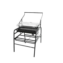 Outdoor Dismantlable BBQ Rotating Grill Mesh Frame for Charcoal Chicken, Beef, and Courtyard Oven(SKJ-004)