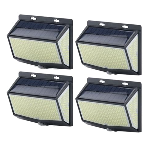 Post Lights Outdoor Garden Solar Lights for Garden Decoration 468 LED Solar Light Outdoor Solar Lamp Powered Sunlight Waterproof PIR Motion Sensor Street Light