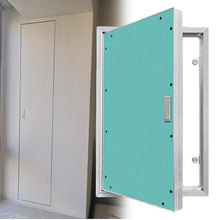 LZMZMQ 24 30 36 48 60 80 Inch Tall Access Wall Panel for Drywall, Paintable Access Hatch for Plasterboard Walls, Fire Inspection Door Plumbing Maintenance Panel Kit, Recessed(16inx48in/406mmx1219mm)