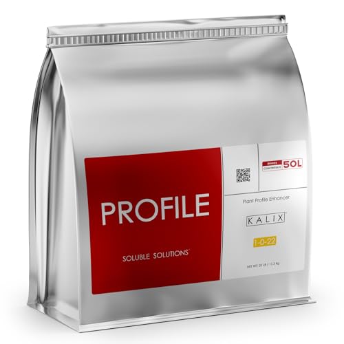 KALIX Profile 1-0-22 Bloom Finisher | High-Potassium Water-Soluble Fertilizer for Late-Stage Flowering & Ripening | Clean Plant Supplement for Soil, Hydro & Drip Systems | 25lb