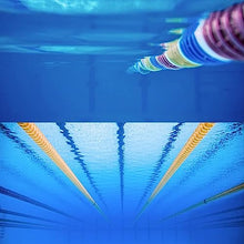 GRRICEPL Pool Lane Dividers, Buoy Ball Float Lines, Swimming Pool Lane Marker Rope, Preassembled Pool Rope, Floating Cordon Pool Safety Divider with Floats (Color : 15/Multi-Colored-B, Size : 25m)