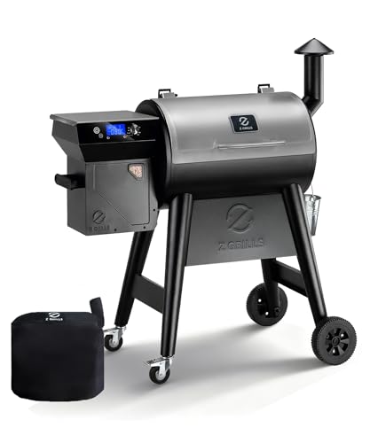 Z GRILLS 450E Pellet Smoker Grill, PID 3.0, 180-450°F Temperature