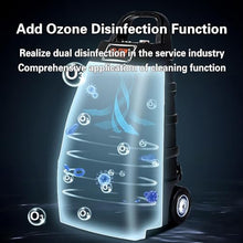 FENOKD Multi-Purpose High Temp Steam Washer, 4-5Bar High Pressure Steam Cleaner with 8 Accessories, 120Ml/Min, 3.5L Tank, Smart Timer, for Home, Car, Ac Cleaning,Yellow