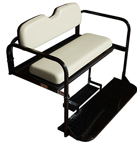 Performance Plus Carts Yamaha Drive2 Golf Cart Flip Folding Rear Seat Kit Grey