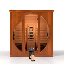 2 Person Indoor Infrared Cedar Sauna with Recliner, Wi-Fi, 3400W, 220V, 20A