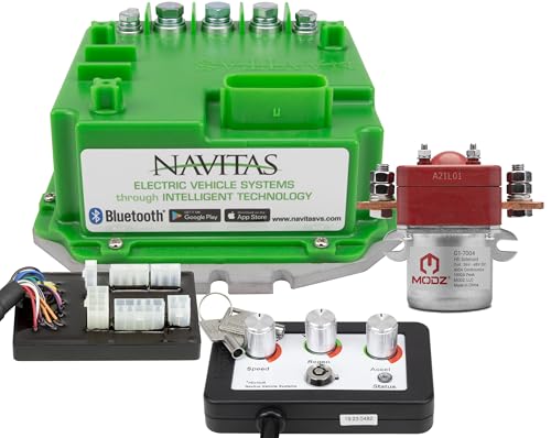 MODZ Navitas 440-Amp EZGO PDS Golf Cart Controller Kit with On-The-Fly Programmer and Heavy Duty Solenoid
