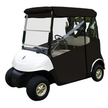 DOORWORKS GOLF CART ENCLOSURES Golf Cart Cover Black