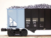 Lionel Denver & Rio Grande 100 TON Hopper 2 Pack O Gauge Black/Blue
