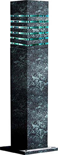 Dabmar Lighting D170-LED112-VG Powder Coated Steel Bollard, Verde Green