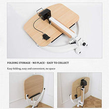 care table sofa side table height adjustable tilt for the home and outdoors Suitable portable computer table (Color White) White