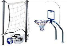 Global Pool Products X2 Basketball & Volleyball Pool Game Set Stainless Steel