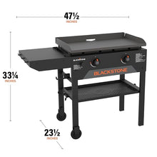 Blackstone 28 Inch Original Omnivore 2365, 2 Burner Griddle Outdoor Flat Top Grill with 5467 Patio Series Griddle Cover
